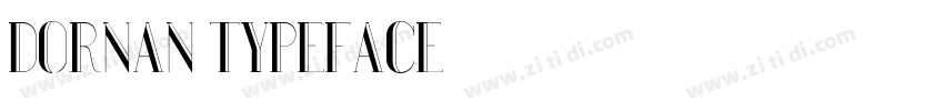 Dornan Typeface字体转换